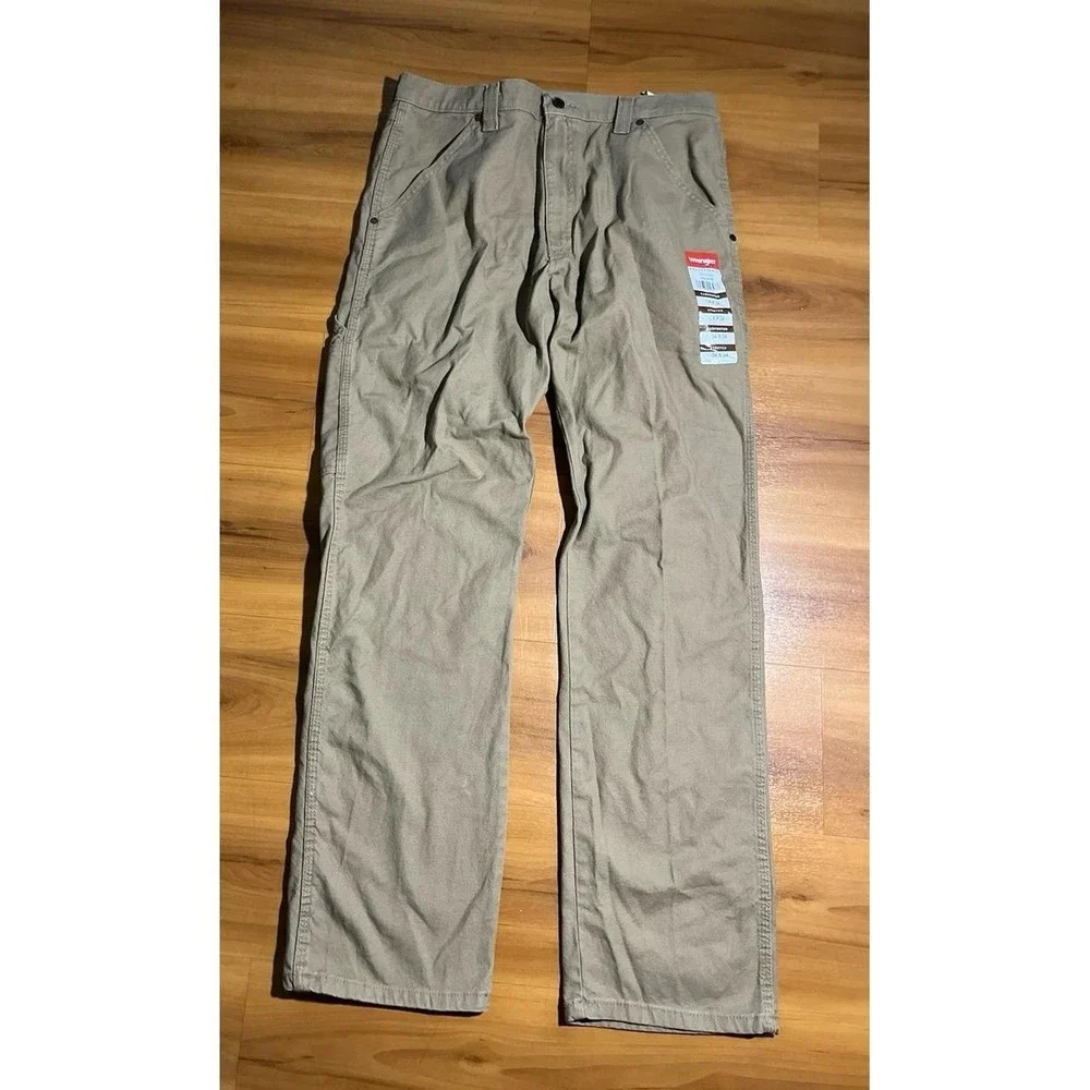 Mens NWT Wrangler Carpenter Utility Work Relaxed Pants